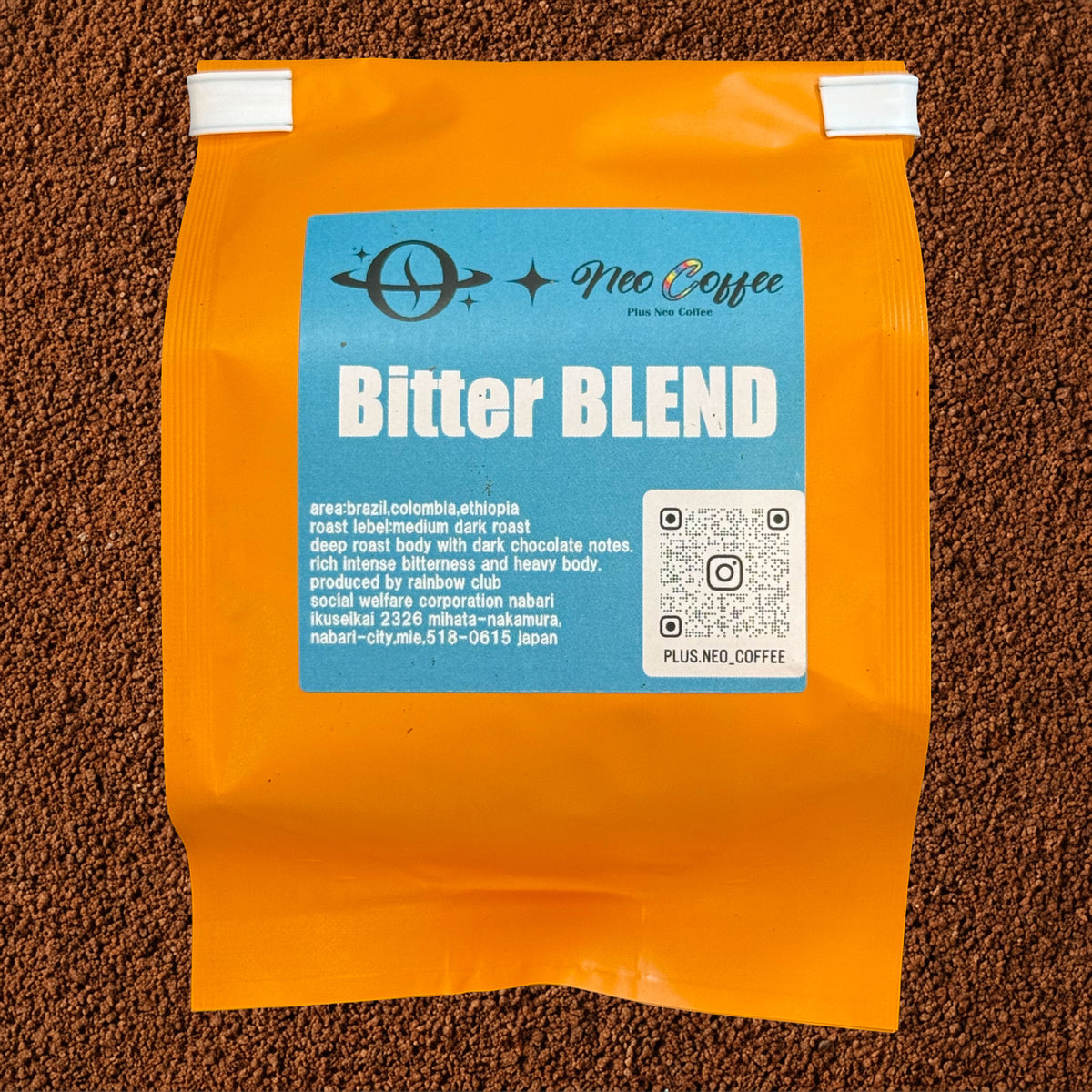 bitterブレンド 粉100g  中深煎り。しっかりとしたコクと苦味
